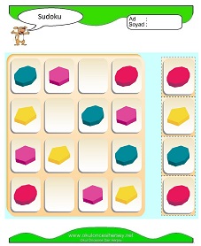 Sudoku Çocuk Bulmacaları